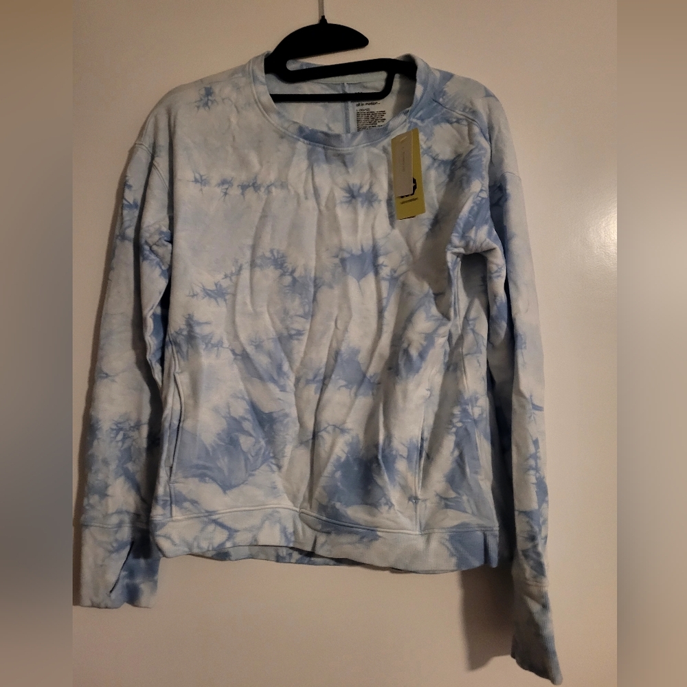 Blue Tie-Dye Sport Sweatshirt A NEW DAY